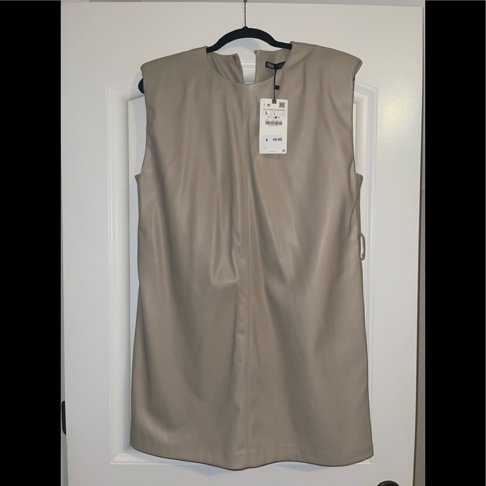 COPY - ZARA Faux Leather Dress